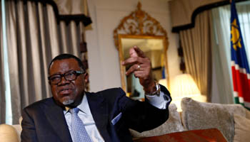 President Hage Geingob of Namibia (Reuters/Stefan Wermuth)