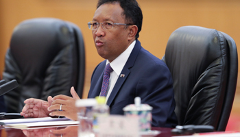 Madagascar President Hery Rajaonarimampianina (Reuters/Lintao Zhang/Hery Rajaonarimampianina)