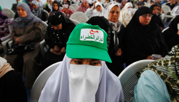 Supporters of the lsIamist Green Algeria alliance in 2012 (Reuters/Zohra Bensemra)