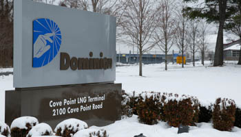 The Dominion Cove Point Liquefied Natural Gas facility (LNG) in Lusby, Maryland (Reuters/Gary Cameron)