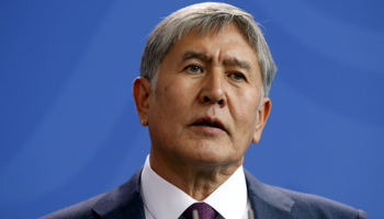 Kyrgyzstan's President Almazbek Atambayev (Reuters/Fabrizio Benscho)
