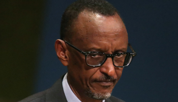Rwanda's President Paul Kagame addresses the UN General Assembly (Reuters/Carlo Allegri)