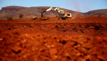 The Fortescue Solomon iron ore mine in Western Australia (Reuters/David Gray)