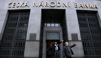 The Czech National Bank building (Reuters/Petr Josek)