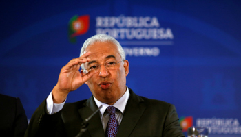 Portugal's Prime Minister, Antonio Costa in Lisbon (Reuters/Pedro Nunes)