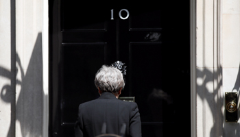 Britain's Prime Minister, Theresa May, outside 10 Downing Street, London (Reuters/Stefan Wermuth)