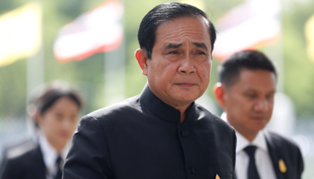 Thailand's Prime Minister Prayuth Chan-ocha at Government House in Bangkok (Reuters/Chaiwat Subprasom)