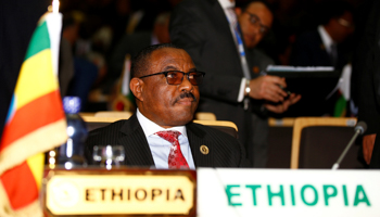 Ethiopia's Prime Minister Haile Mariam Desalegn attends the African Union Summit in Addis Ababa (Reuters/Tiksa Negeri)
