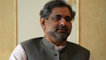 Pakistani Prime Minister Shahid Khaqan Abbasi in Islamabad, Pakistan (Reuters/Caren Firouz)