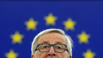 European Commission President Jean-Claude Juncker during a debate on The State of the European Union in Strasbourg, France (Reuters/Christian Hartmann)