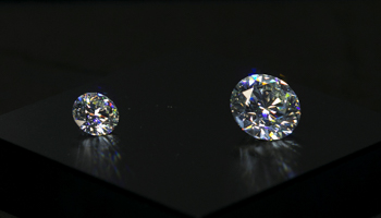 Diamonds on display during the sixth International Diamond Week at the Diamond Exchange in Ramat Gan, Israel (Reuters/Baz Ratner)