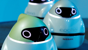 Nissan Motor Co's EPORO robots (Reuters/Kim Kyung)