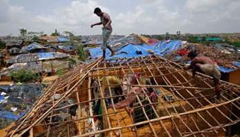 Rohingya refugees at the Kutupalang Makeshift Refugee Camp in Cox's Bazar, Bangladesh (Reuters/Mohammad Ponir Hossain)