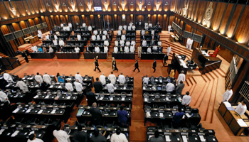 Sri Lanka’s parliament in Sri Jayawardenepura Kotte (Reuters/Dinuka Liyanawatte)