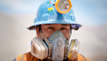 A miner in the province of Parinacochas in Ayacucho, Peru (Reuters/Enrique Castro-Mendivil)