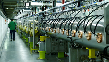 The new linear accelerator Linac 4 at the European Organization for Nuclear Research, CERN, in Meyrin, Switzerland (Reuters/Denis Balibouse)