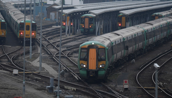 Selhurst train depots in London (Reuters/Toby Melville)