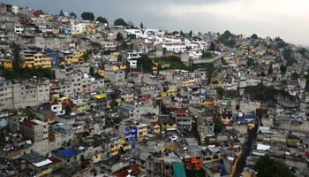 A low-income neighborhood is seen in Mexico City (Reuters/Edgard Garrido)