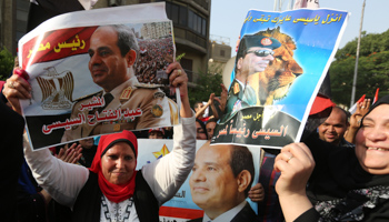 President Sisi's supporters in the 2014 presidential election (Reuters/Mohamed Abd El Ghany)
