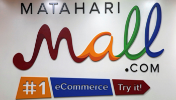 Logo of Indonesian e-commerce firm Mataharimall.com (Reuters/Beawiharta)