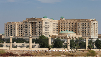 A view shows the Ritz-Carlton hotel in the diplomatic quarter of Riyadh, Saudi Arabia (Reuters/Faisal Al Nasser)