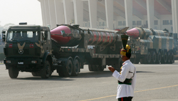 Pakistan’s nuclear-capable Ghauri missile (Reuters/Mian Khursheed)