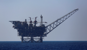 An Israeli gas platform in the Mediterranean sea (Reuters/Amir Cohen)