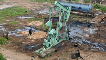 An Oil and Natural Gas Corporation well outside Ahmedabad (Reuters/Amit Dave)