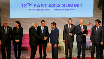 Leaders from the ASEAN and their Dialogue Partners at the 31st ASEAN Summit in Manila, Philippines (Reuters/Bullit Marquez)