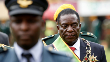 Zimbabwe’s new President Emmerson Mnangagwa (Reuters/Siphiwe Sibeko)