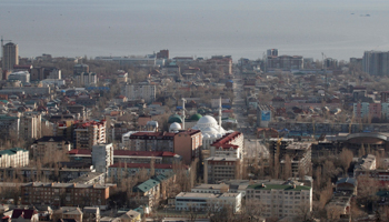 An aerial view of the Dagestan capital of Makhachkala (Reuters/Grigory Dukor)