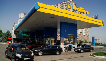 The Helios petrol station in Almaty, Kazakhstan (Reuters/Shamil Zhumatov)