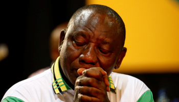 Newly elected president of the ANC Cyril Ramaphosa (Reuters/Siphiwe Sibeko)