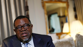 Namibian President Hage Geingob (Reuters/Stefan Wermuth)