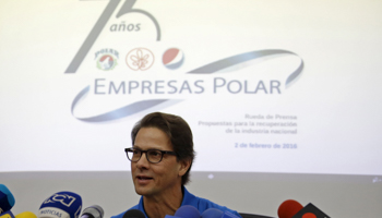 Lorenzo Mendoza, president of leading food group Empresas Polar (Reuters/Carlos Garcia Rawlins)