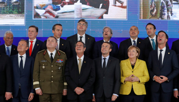 EU leaders on the launching of the of the Permanent Structured Cooperation, a pact between 25 EU governments to fund, develop and deploy armed forces in Brussels, Belgium (Reuters/Yves Herman)