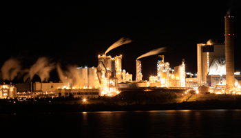 Finnish UPM’s current cellulose plant in Fray Bentos, Uruguay (Reuters/Andres Stapff)