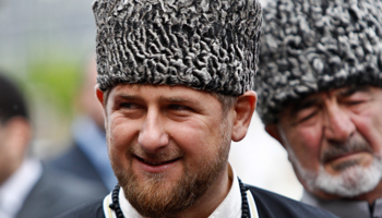 Chechen leader Ramzan Kadyrov during an event marking Chechen language day in central Grozny, 2013 (Reuters/Maxim Shemetov)