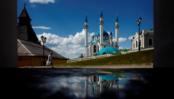 The Qol Sharif Mosque inside the Kremlin of Kazan, Russia (Reuters/Kai Pfaffenbach)