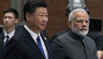 Chinese President Xi Jinping and Indian Prime Minister Narendra Modi (Reuters/Wu Hong/Pool)