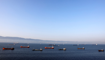 Oil tankers wait to dock at Tupras refinery near Izmit, June 28, 2017 (Reuters/Umit Bektas)