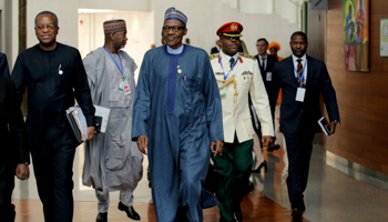 Nigeria's President Muhammadu Buhari will lead the AU's anti-corruption efforts (Reuters/Tiksa Negeri)