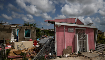 Ruined homes in Barbuda following Hurricane Irma (Reuters/Shannon Stapleton)