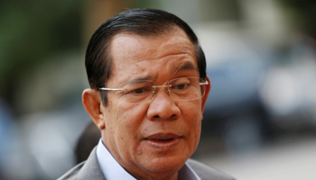 Cambodian Prime Minister Hun Sen (Reuters/Samrang Pring)