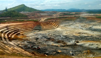 The KCD open pit gold mine, operated by Randgold, in Kibali, Democratic Republic of the Congo (Reuters/Pete Jones)