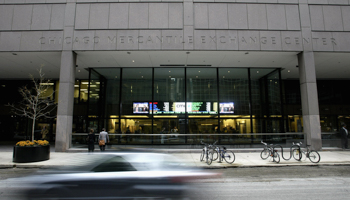 The Chicago Mercantile Exchange building (Reuters/Joshua Lott)
