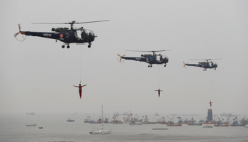 India’s Navy Day celebrations (Reuters/Danish Siddiqui)