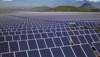 The Quilapilun solar plant near Santiago (Reuters/Ivan Alvarado)