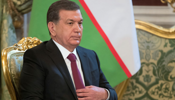Uzbek President Shavqat Mirzioyev (Reuters/Pavel Golovkin)
