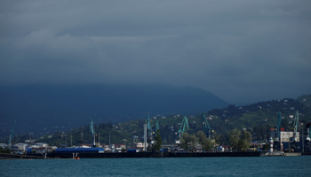 Batumi, a Black Sea port serving rail, road and pipeline connections through Georgia (Reuters/David Mdzinarishvili)